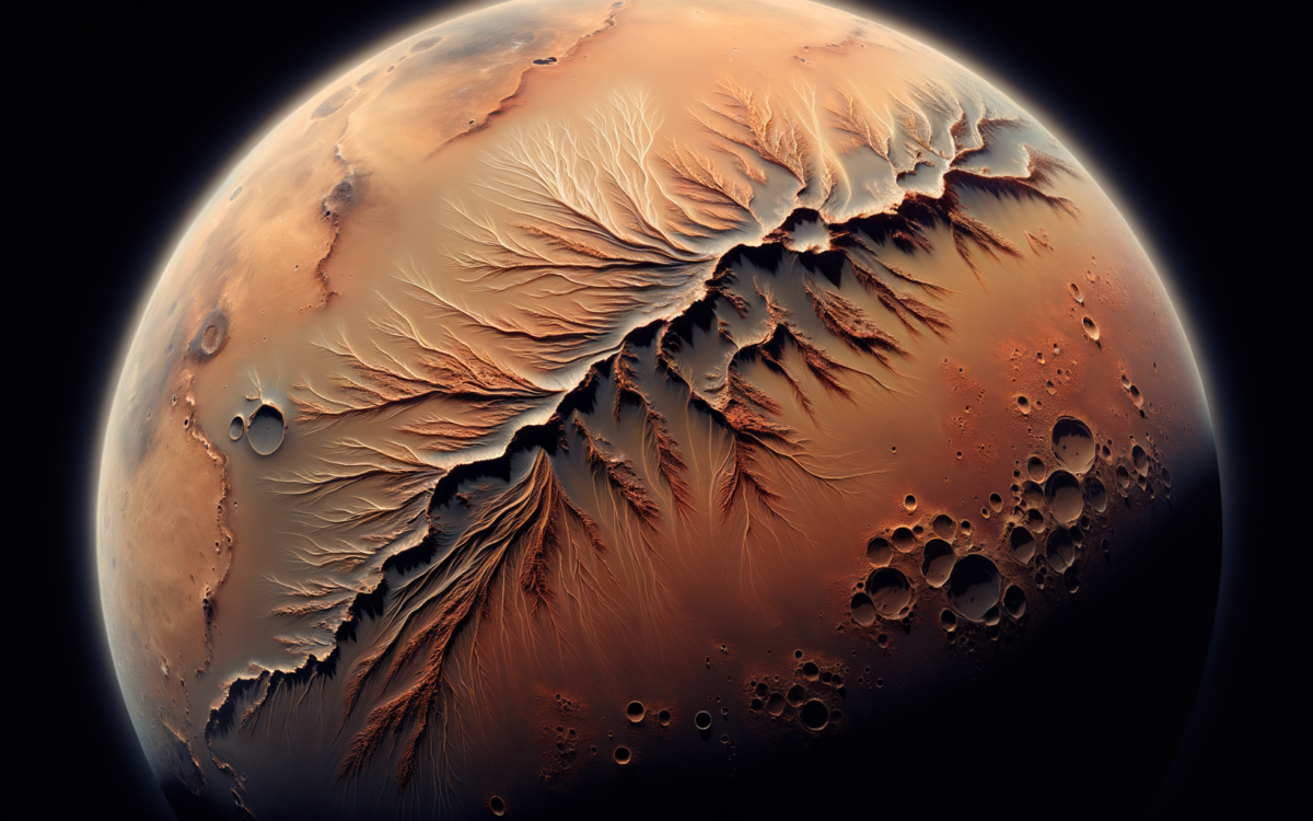 Mars Reveals a Canyon Dwarfing Earth’s Own